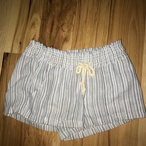 roxy striped shorts